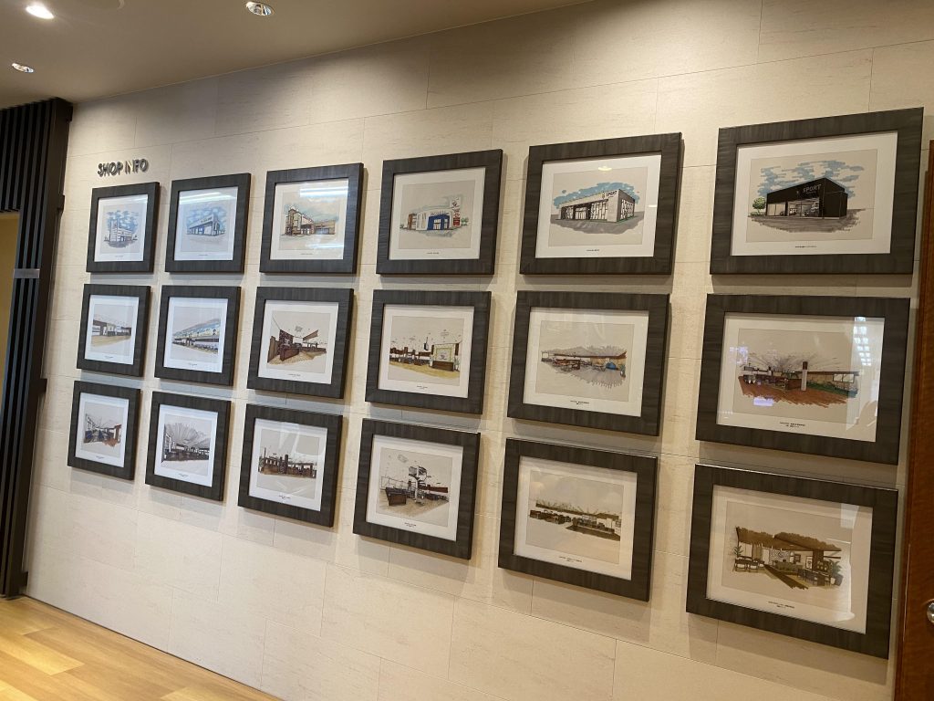 本社の壁がリニューアル 株式会社グッドスピード新卒採用サイト